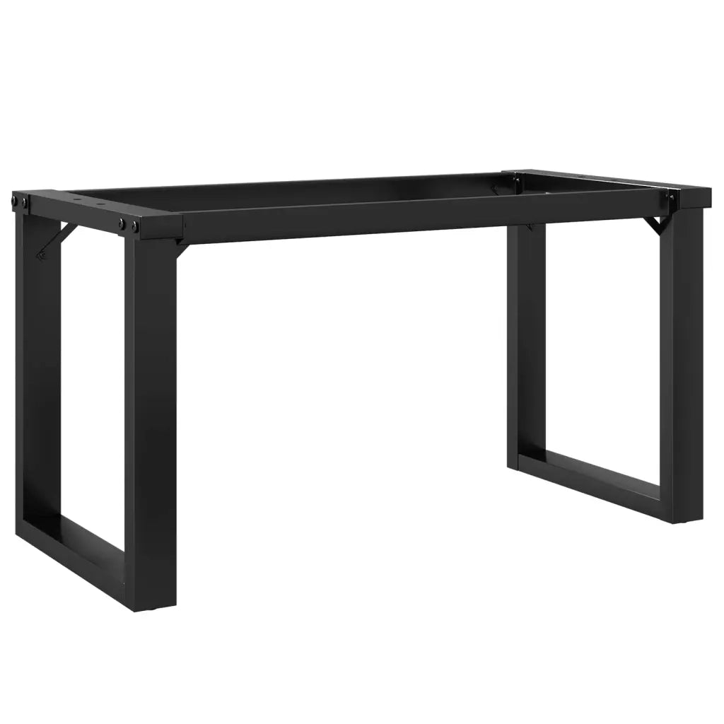 Telaio Gambe a O per Tavolino da Salotto 70x30x43 cm in Acciaio