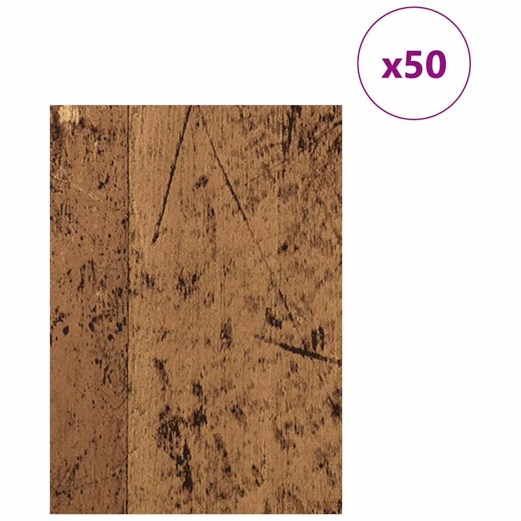 Pannelli decorativi 50 pcs Legno vecchio 15 x 21 x 0.27 cm 885554
