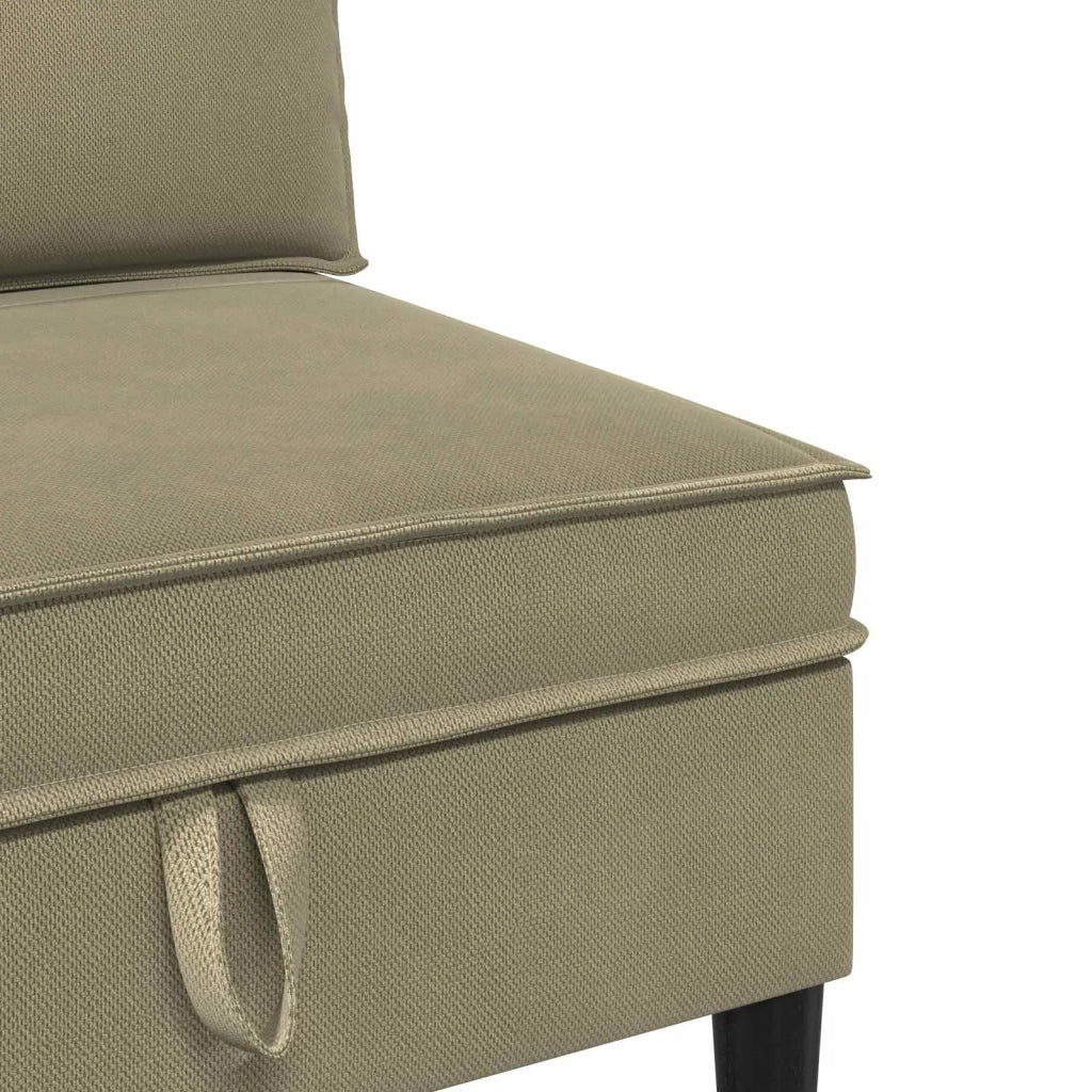 Divano Medio con Storage Cachi Velluto 42027118