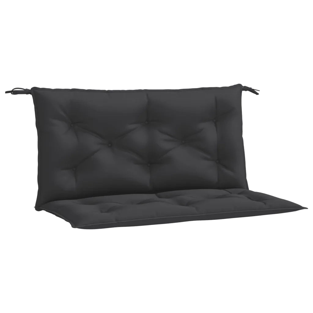 Cuscini Panca da Giardino 2 pz-Set di 2 Cuscini per panchina da esterno Neri 100x50x7cm Tessuto Oxford