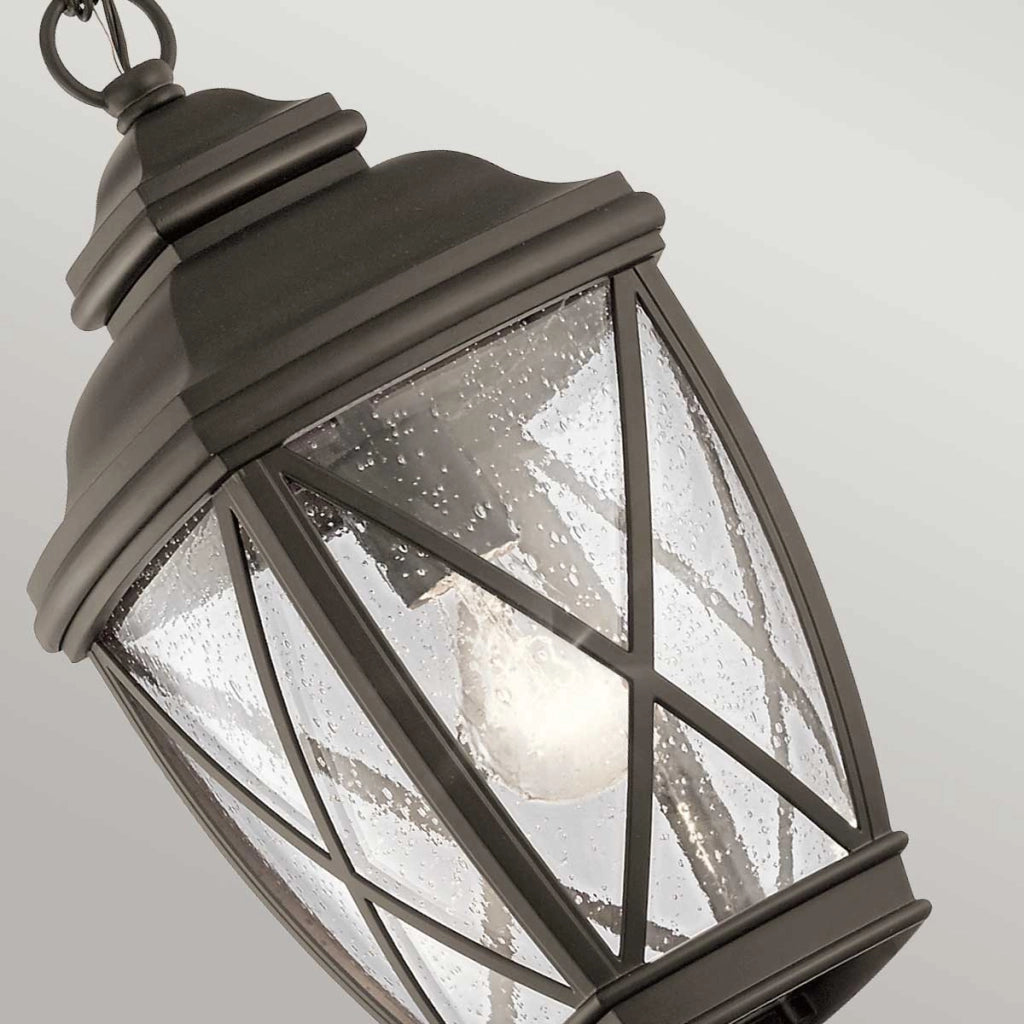 Lampada a sospensione esterna Tangier bronzo E27 IP44