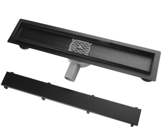 Sifone 2 in 1 60 cm - Acciaio Inox - Corrosione Resistente - Basso Profilo - Flessibile - Disimpegno del Flusso - Alta Qualità