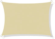 AIO FACTORY Vela ombreggiante impermeabile 3x2m Beige per il relax in giardino