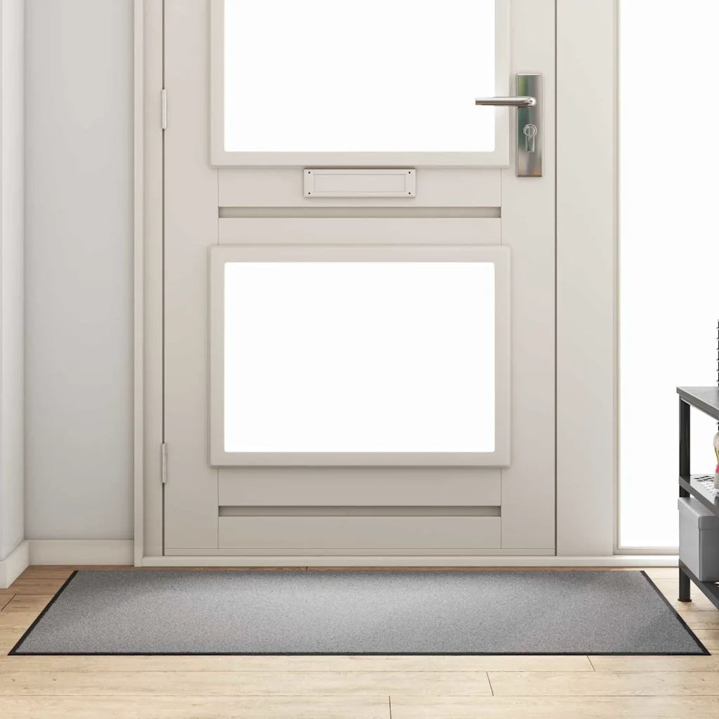 Tappetino Grigio e Nero 90 x 150 cm 100% Poliammide 4100772