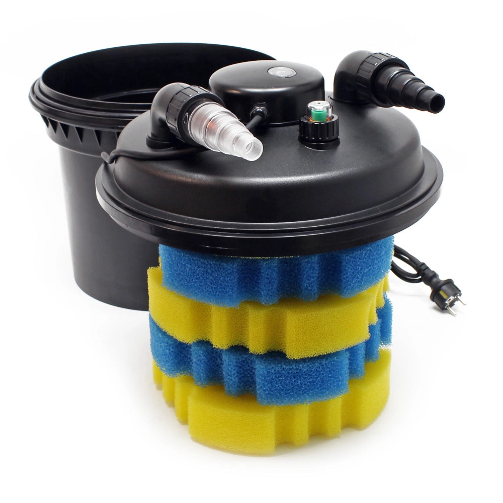 CPF-280 SET 8000l 11W UVC NEO2800 Pompe Tubo Set per Laghetti