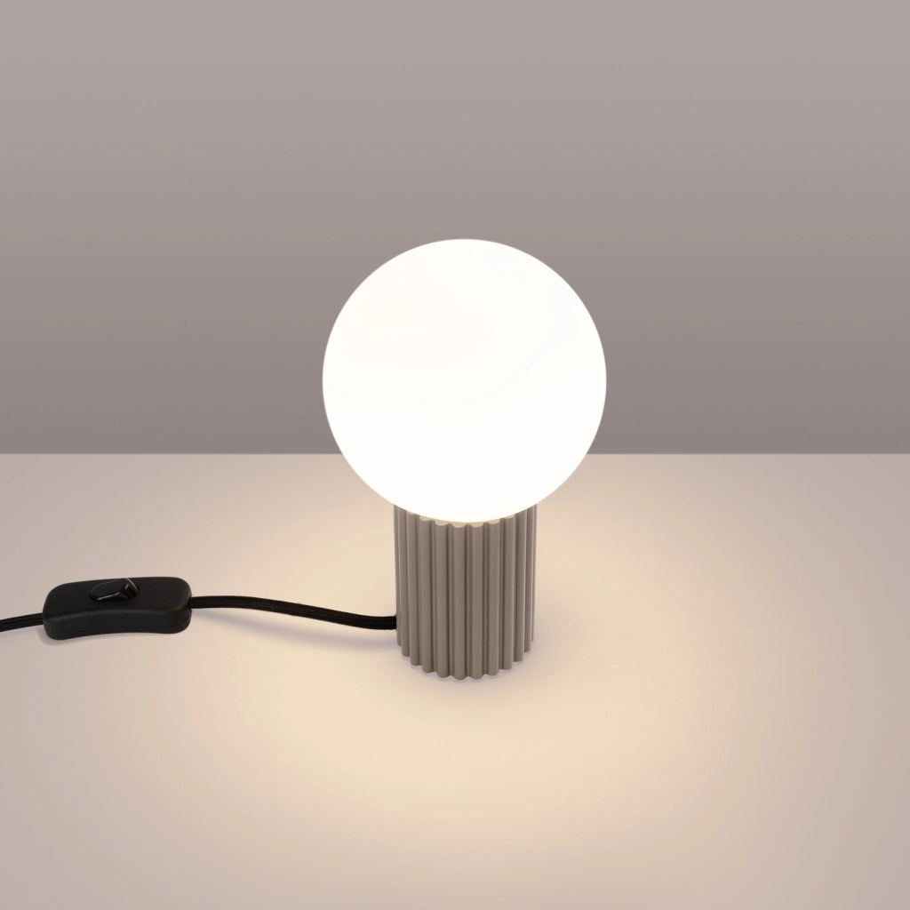 Lampada da tavolo HALO taupe