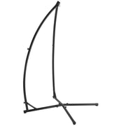 Supporto per Sedia Amaca 205x110x110 cm Metallo Nero casa.pro