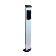 Colonna In Alluminio Foro Predisposto Per Fotocellule H60Cm
