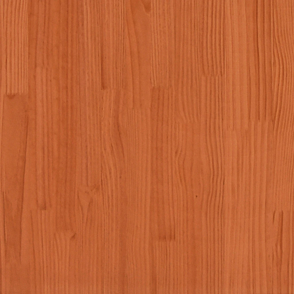 Letto senza Materasso-Struttura Letto Marrone Cera 120x200 cm in Legno di Pino 362339