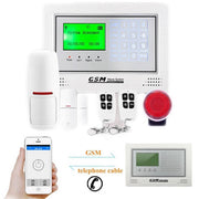 Trade Shop - Kit Antifurto Casa Allarme Display Touch Screen Combinatore Gsm Wireless App -