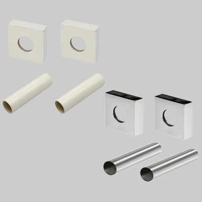 KIT COPRITUBO QUADRO  Bianco     MADE IN ITALY