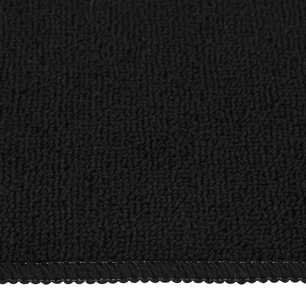 Tappetini per Scale 15 pz | Gradini per Scale 60x25cm Neri Antiscivolo Rettangolari