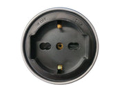 Presa Schuko Plug&Play Nera per Binario Elettirficato