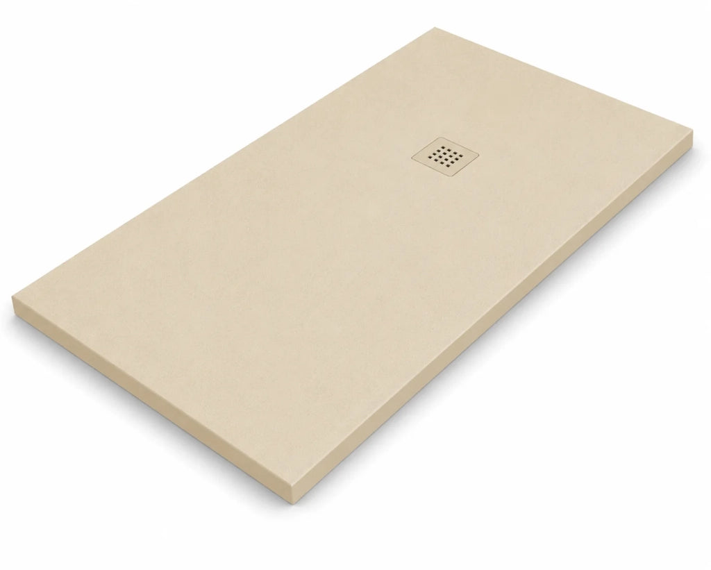 Piatto doccia ARDESIA 75x160 cm Crema griglia Crema