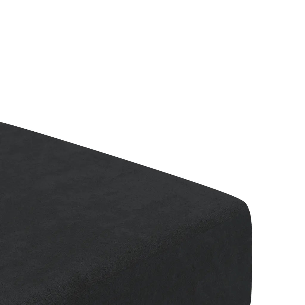Divano letto | Sof¨¤ letto | Letto singolo a 2 Posti Nero in Velluto
