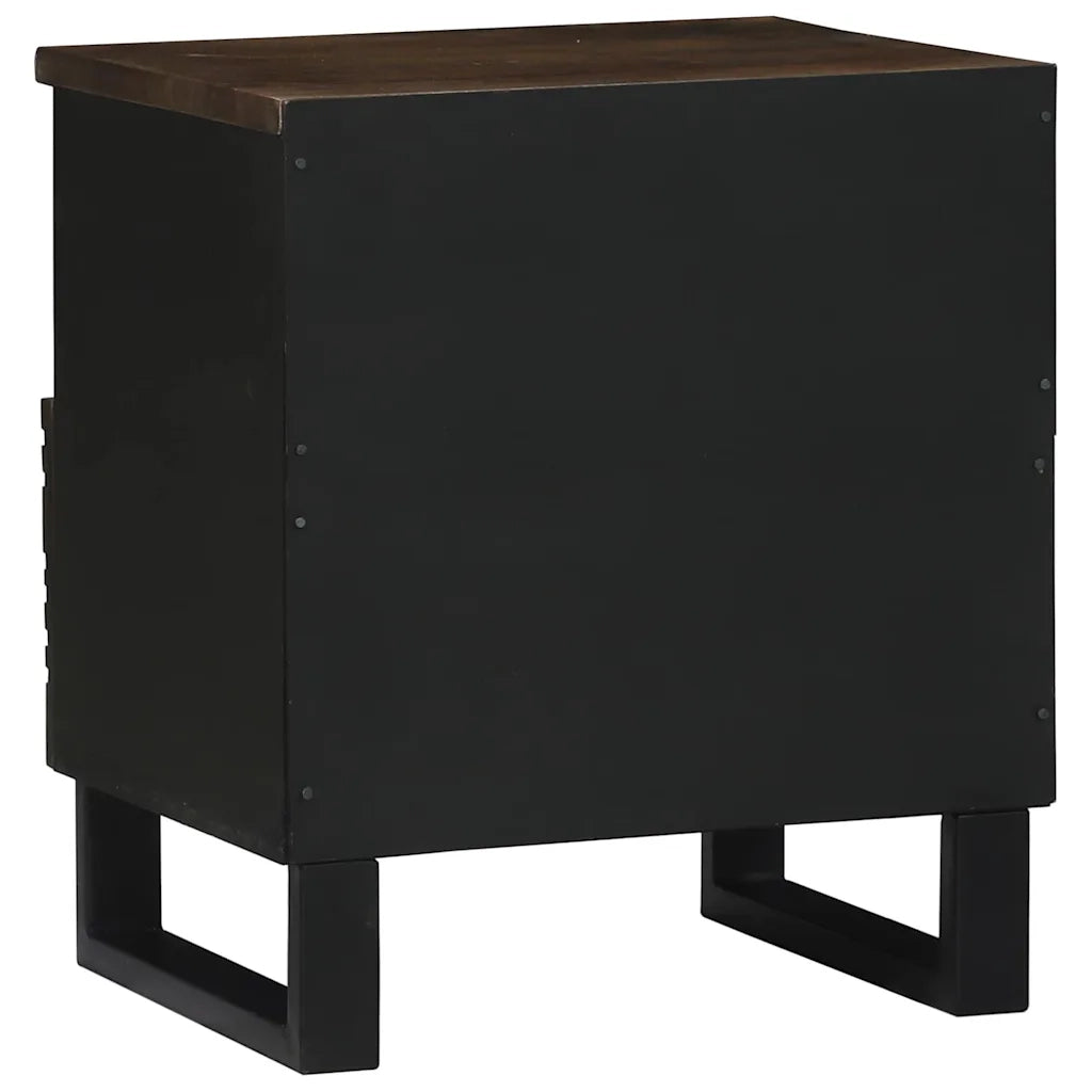 Comodino | Armadio da Notte | Mobiletto da notte Noce 40 x 33 x 46 cm Legno ingegnerizzato
