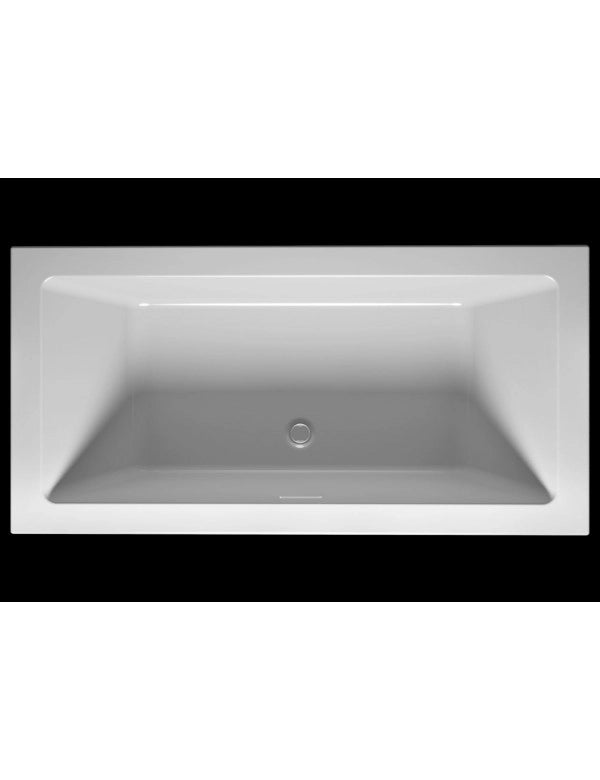 RIHO RETHINK CUBIC Plug&Play Back2Wall Vasca da bagno 190x90 cm
