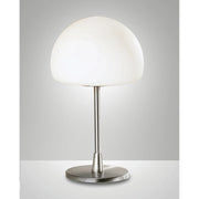 Lampada da Tavolo Gaia G9 Led Nichel Satinato Design Elegante Stile Moderno Unica