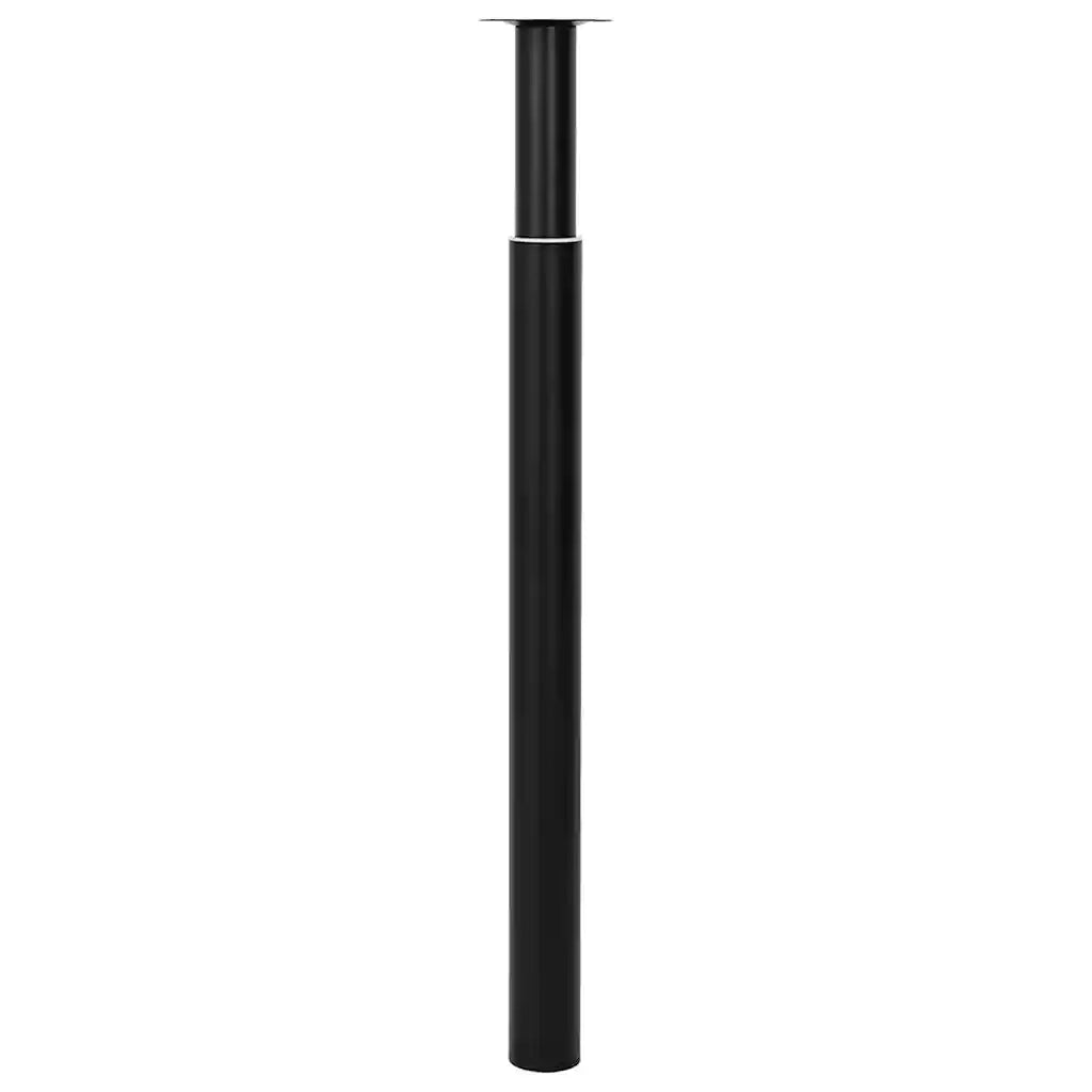 Gambe Telescopiche per Tavolo 2 pz Nere 710 mm-1100 mmcod mxl 94771