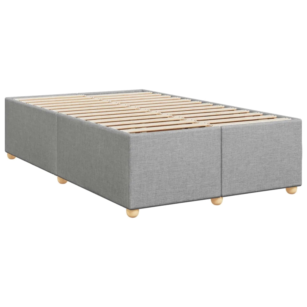 Letto box spring con materasso Grigio Chiaro 120 x 190 cm 3450916