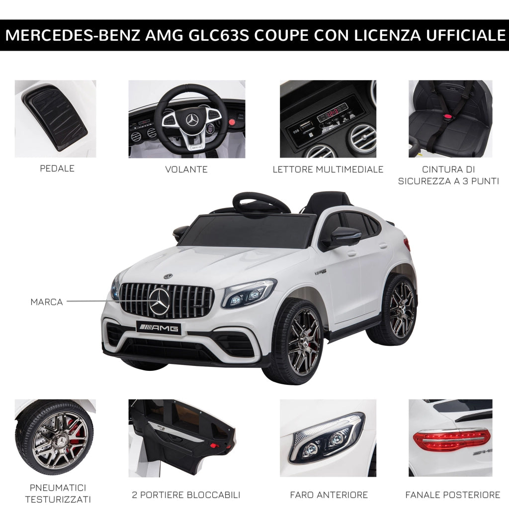 Automobile Giocattolo Elettrica per Bambini ¨C Minimal ¨C Bianco