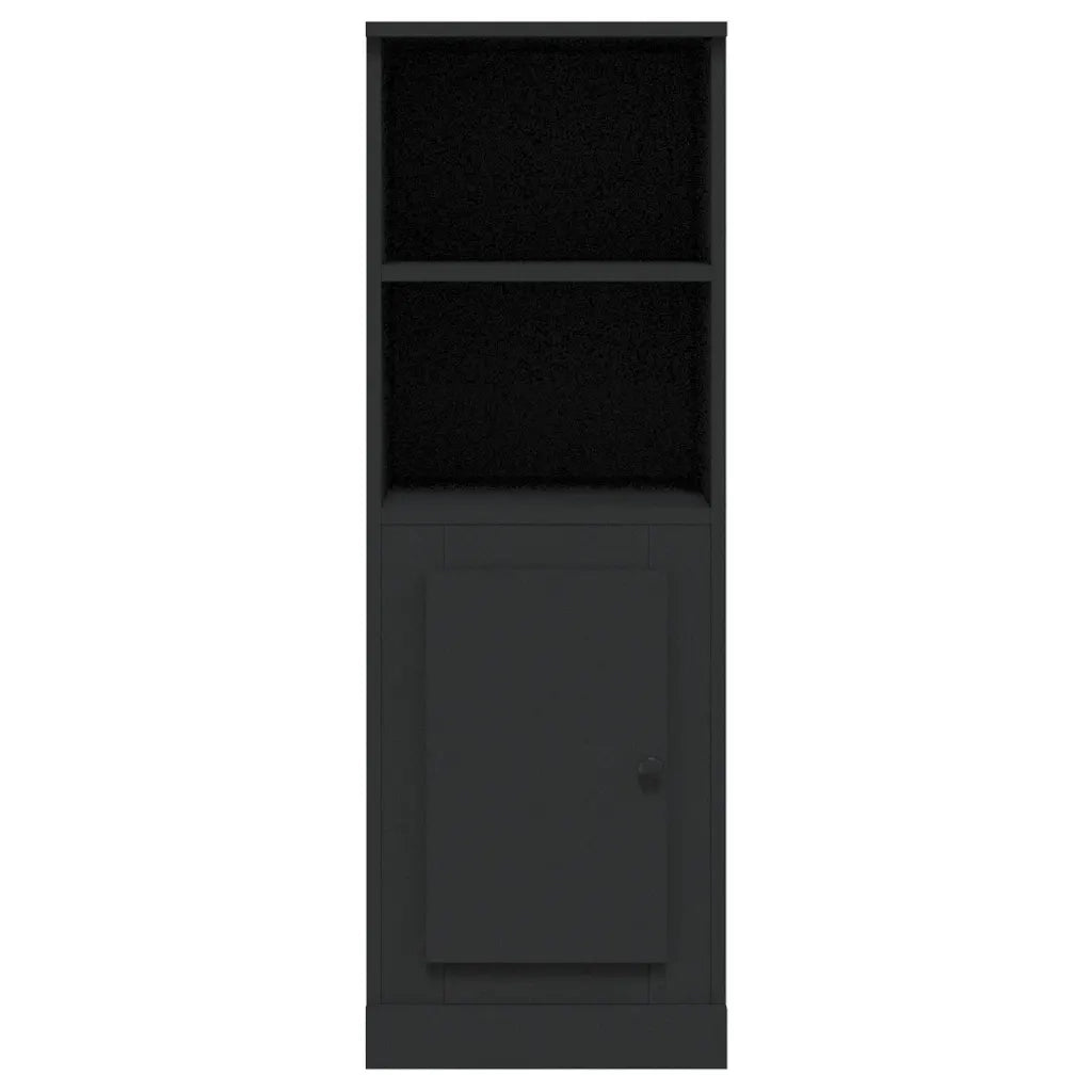 Credenza Nera 36x35,5x103,5 cm in Legno Multistrato 816321