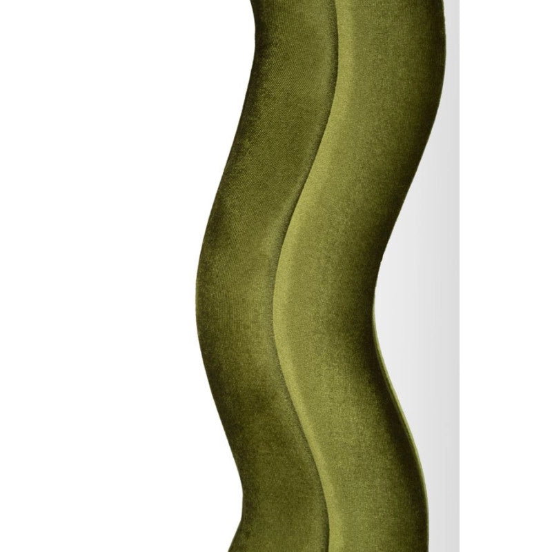 Specchio Da Muro Miki Velluto Verde cm 60x4x160