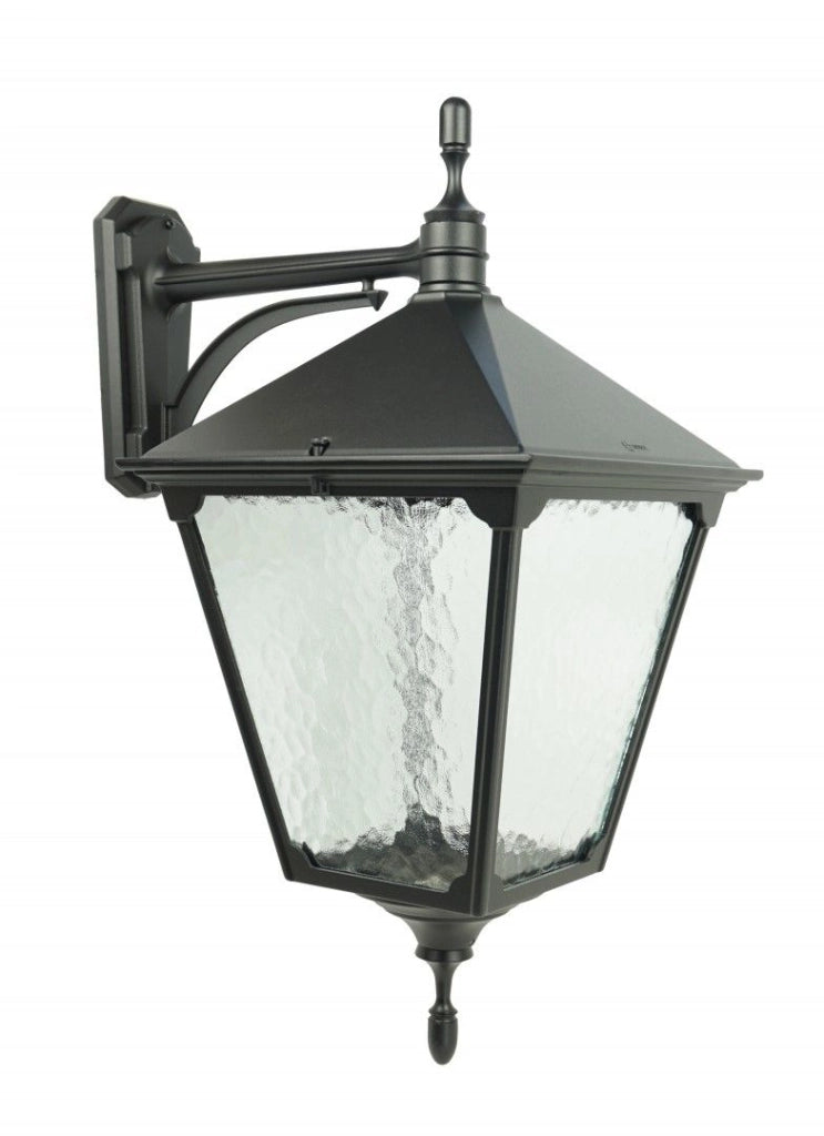 Applique esterna Retro classica nera 32 cm E27 IP43