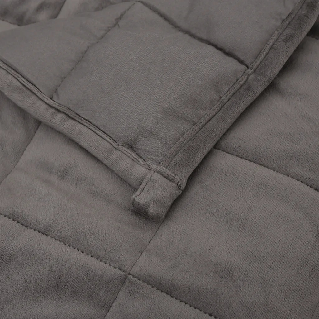 Coperta Ponderata Grigia 138x200 cm 6 kg Tessuto 350772