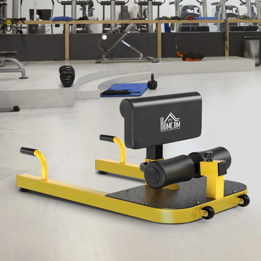 Trainer Sissy Squat ¨C Minimal ¨C Giallo e Nero 50x97x44,5-56,5 cm