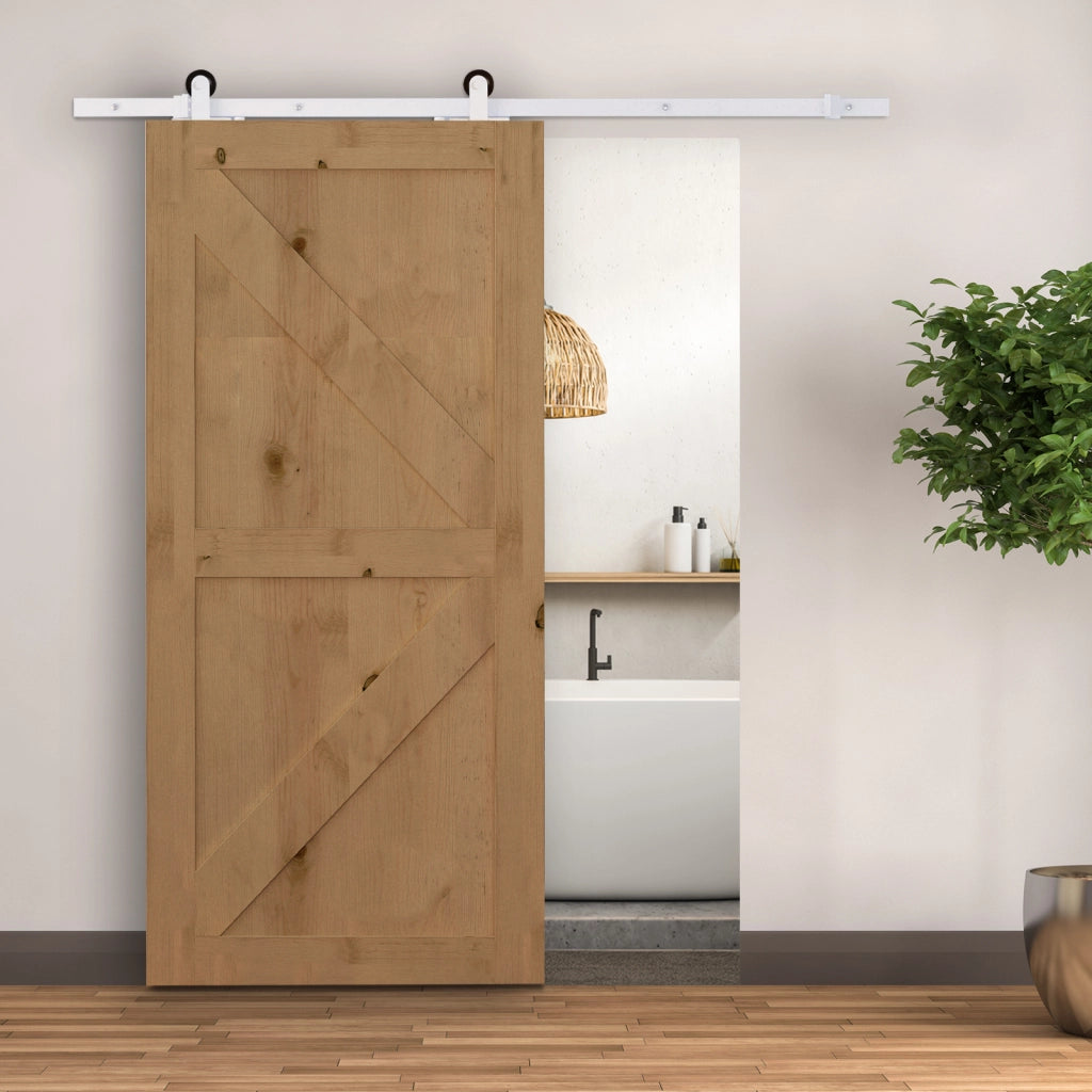 Porta Scorrevole con Binario 183cm ¨C Minimal ¨C Bianco