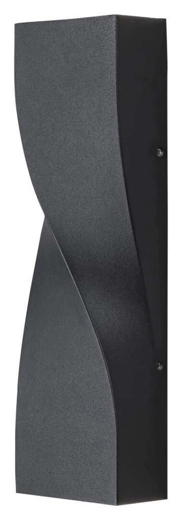 Applique da esterno LED 11W nera IP65 Follina Rabalux