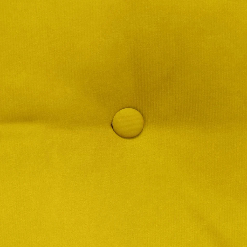 Cuscino per Schiena Giallo 160 x 24 x 50 cm Velluto 42014552