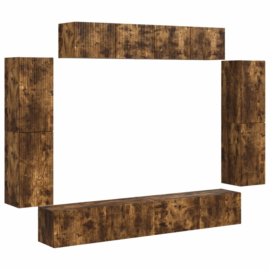 Mobile TV 8 pcs Rovere fumé