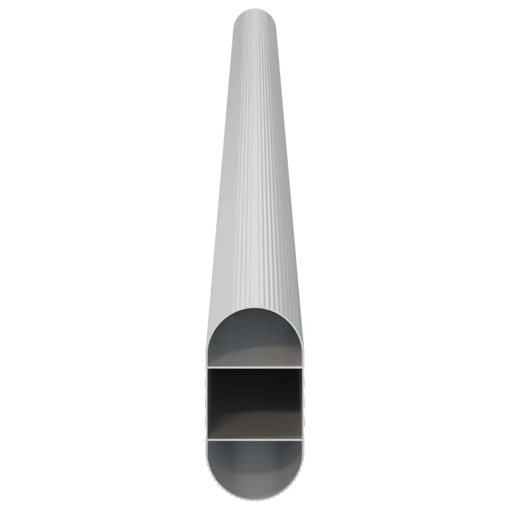 Asta per armadio 2 pcs Argento 372 x 15 x 29 mm 864883