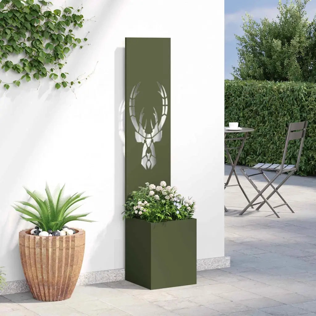 Schermo per privacy in giardino Oliver verde 32 x 32 x 150 cm 876416