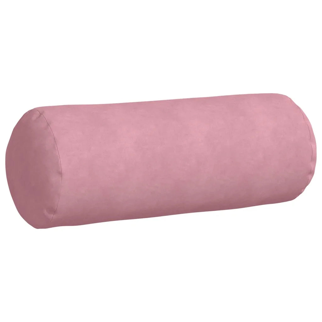Cuscini a rullo 2 pcs Rosa Ø 25 x 70 cm Tessuto in Cords 42014332