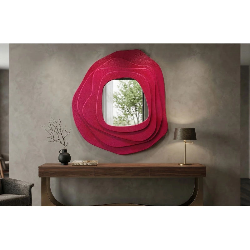 Specchio Da Muro Dalia Fuxia cm 90x4x97