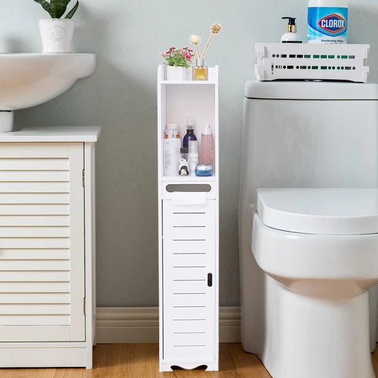 Cassa da bagno, mobile da bagno, cassa da bagno, cassa da bagno, cassettone da bagno, cassettone da toilette, bianco, toilette da bagno, cassettone per mobili, contenitore per tessere igieniche, commode da bagno