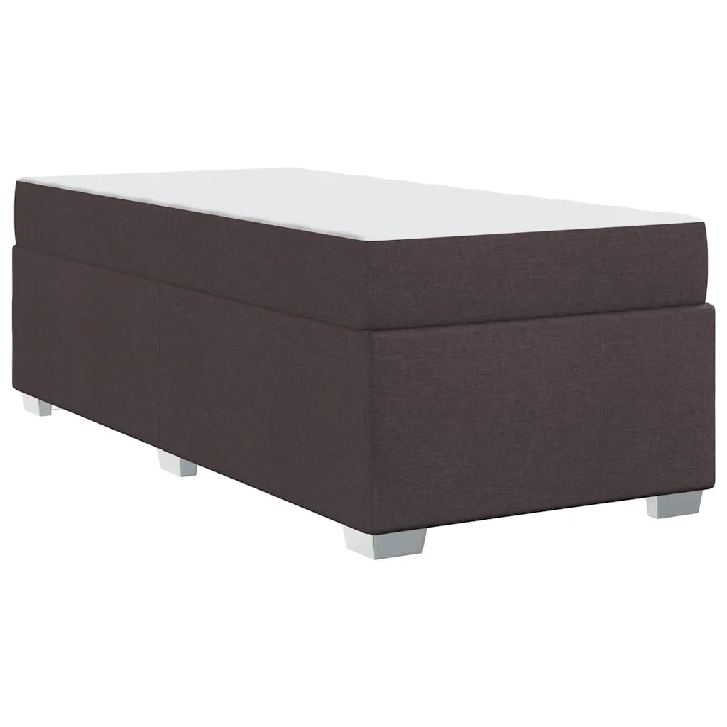 Struttura del letto Marrone Scuro 90 x 190 cm Tessuto 3399155