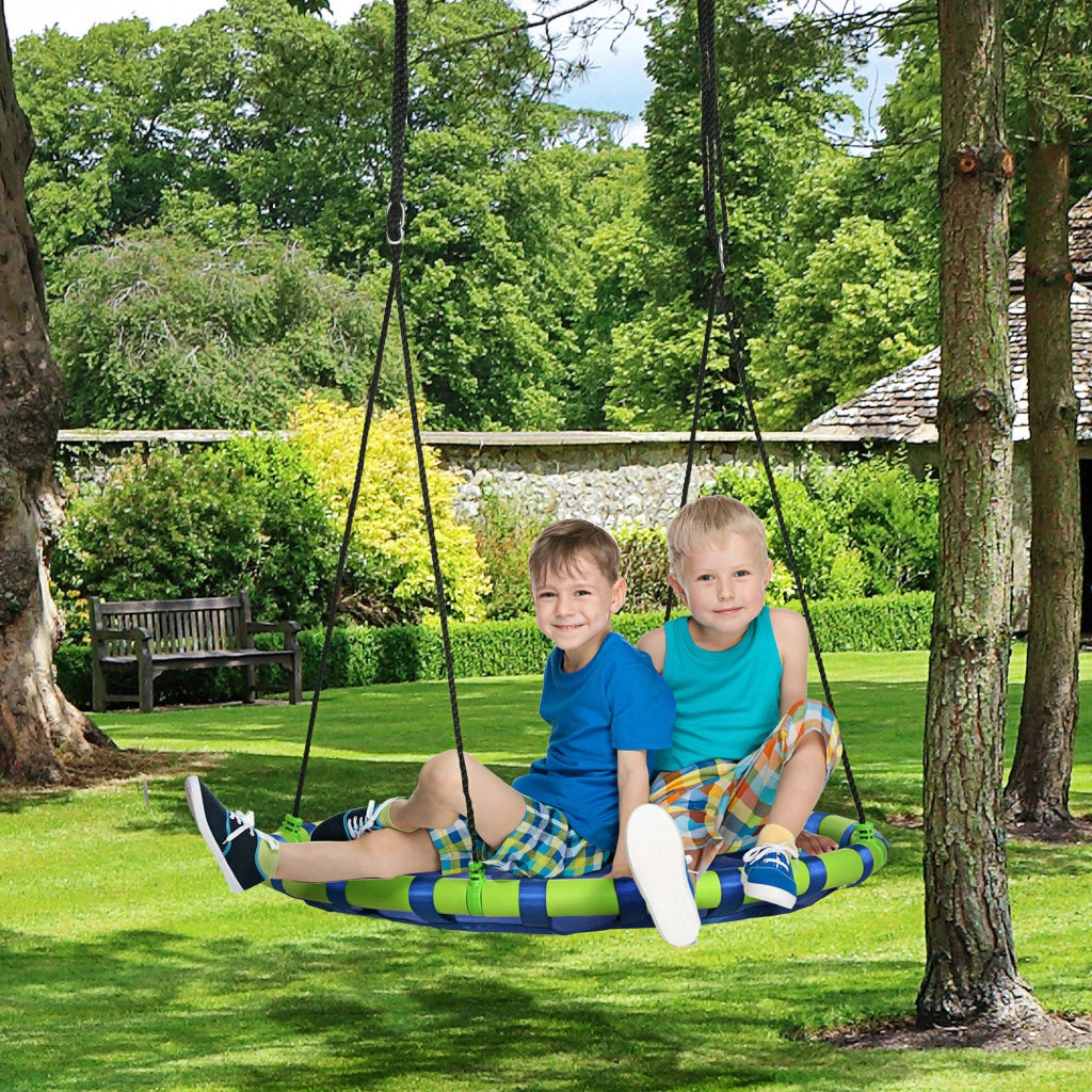 Altalena per Bambini da Giardino ¨C Minimal ¨C Blu, ?100cm
