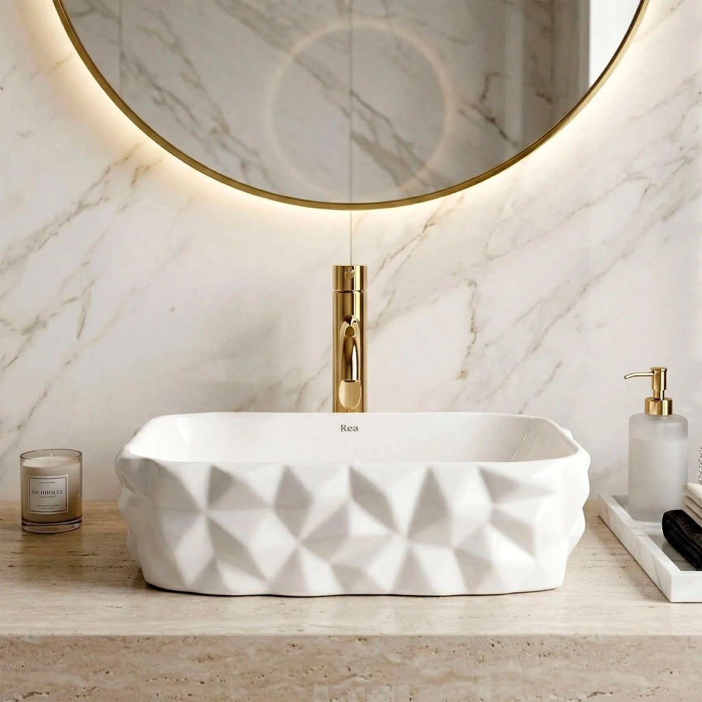 Lavabo Da Appoggio Rea Zamia