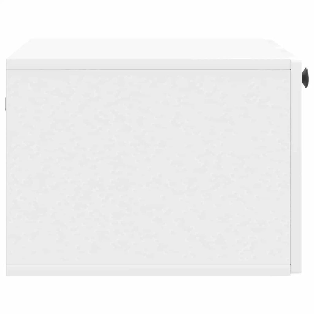 Mobile Porta TV da Muro-Credenza per TV sospesa Bianco Lucido 59,5 x 41 x 30 cm 758172