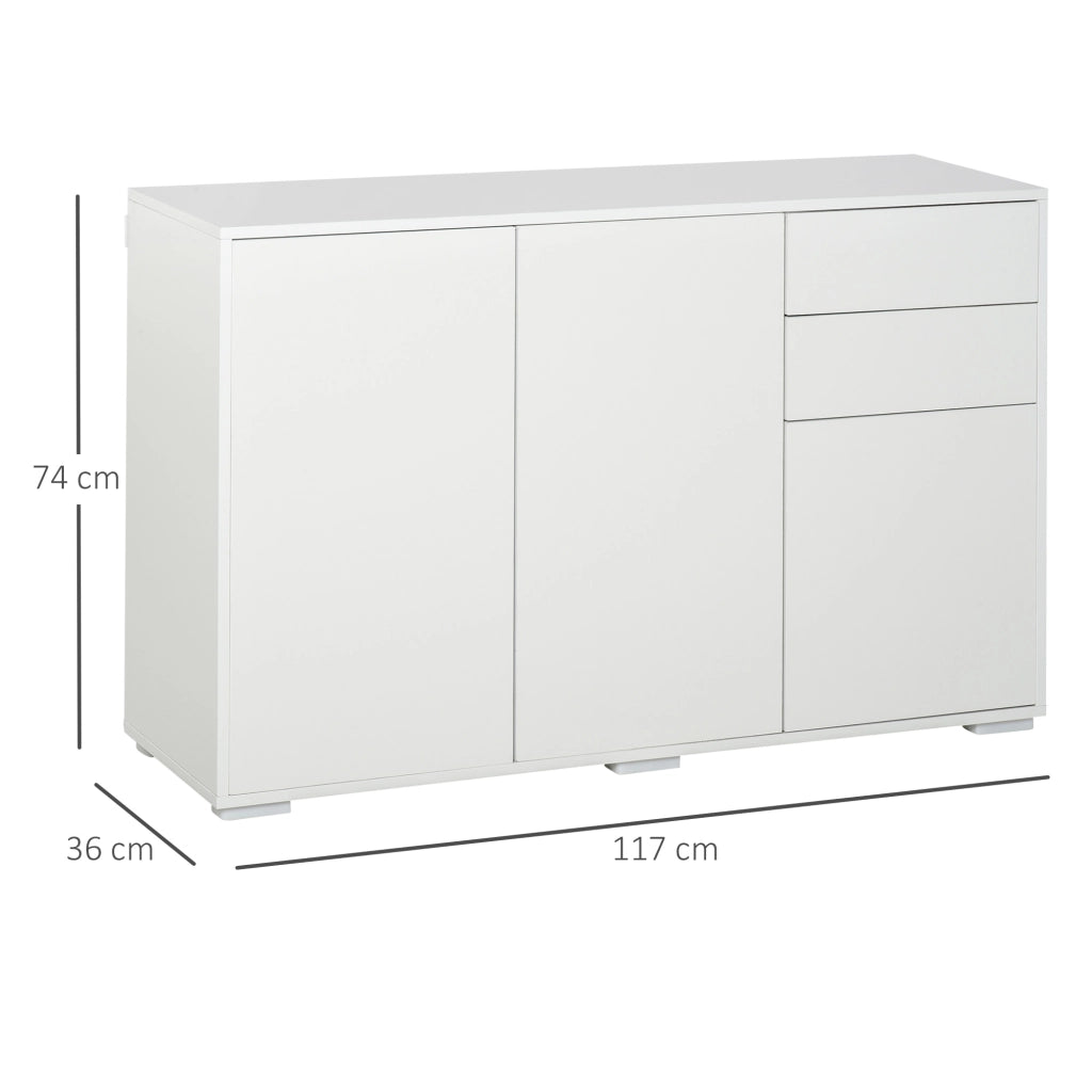 Credenza ¨C zephmum ¨C bianco 117x36x74