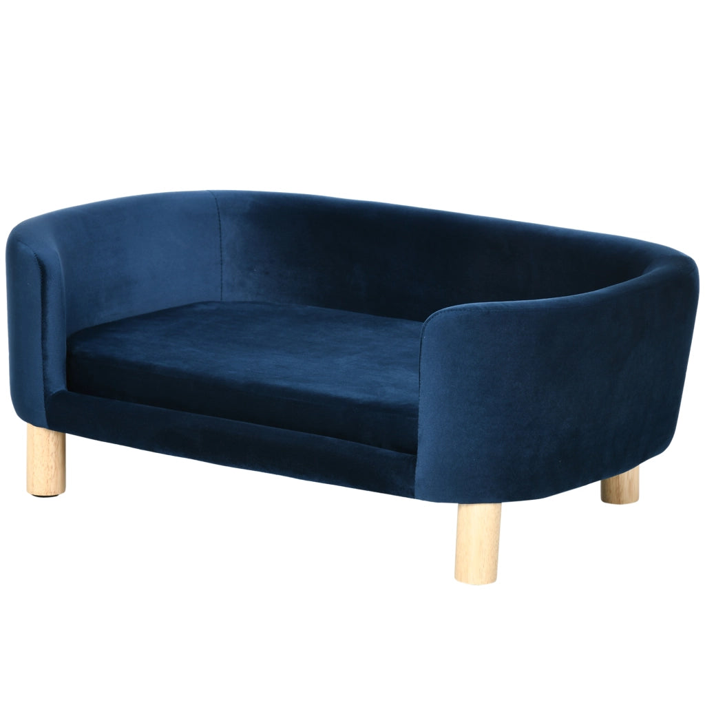 Cuccia per Cani da Interni, Divano per Gatti o Cani di Taglia Piccola Max. 10kg, Blu