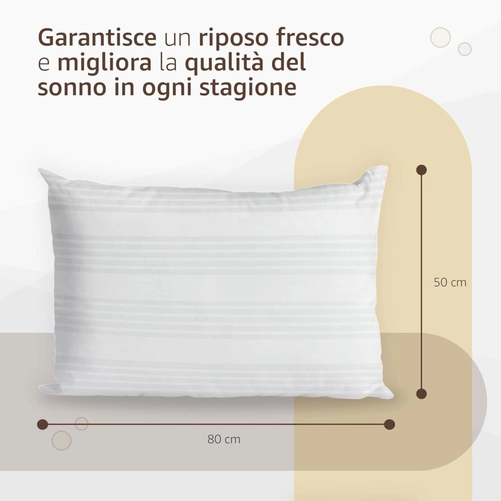 SONIT - Copricuscino Letto - Federe Cuscino per Camera - Coprifedere Cuscini Letto Con Cerniera - Dimensione 50x80 Pacco da: 4