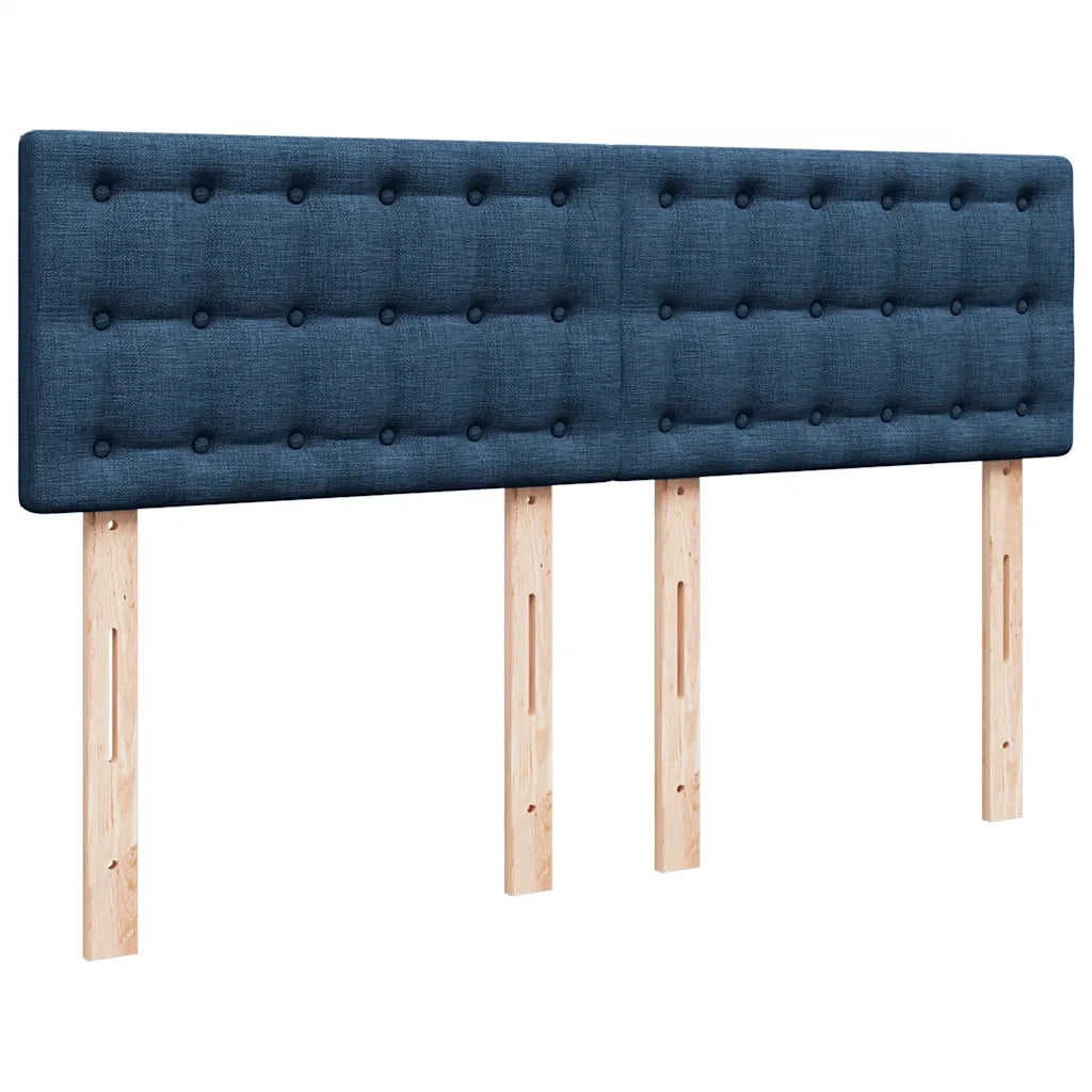 Pouf Letto con Materasso e LED Blu 140x190 cm 3312477