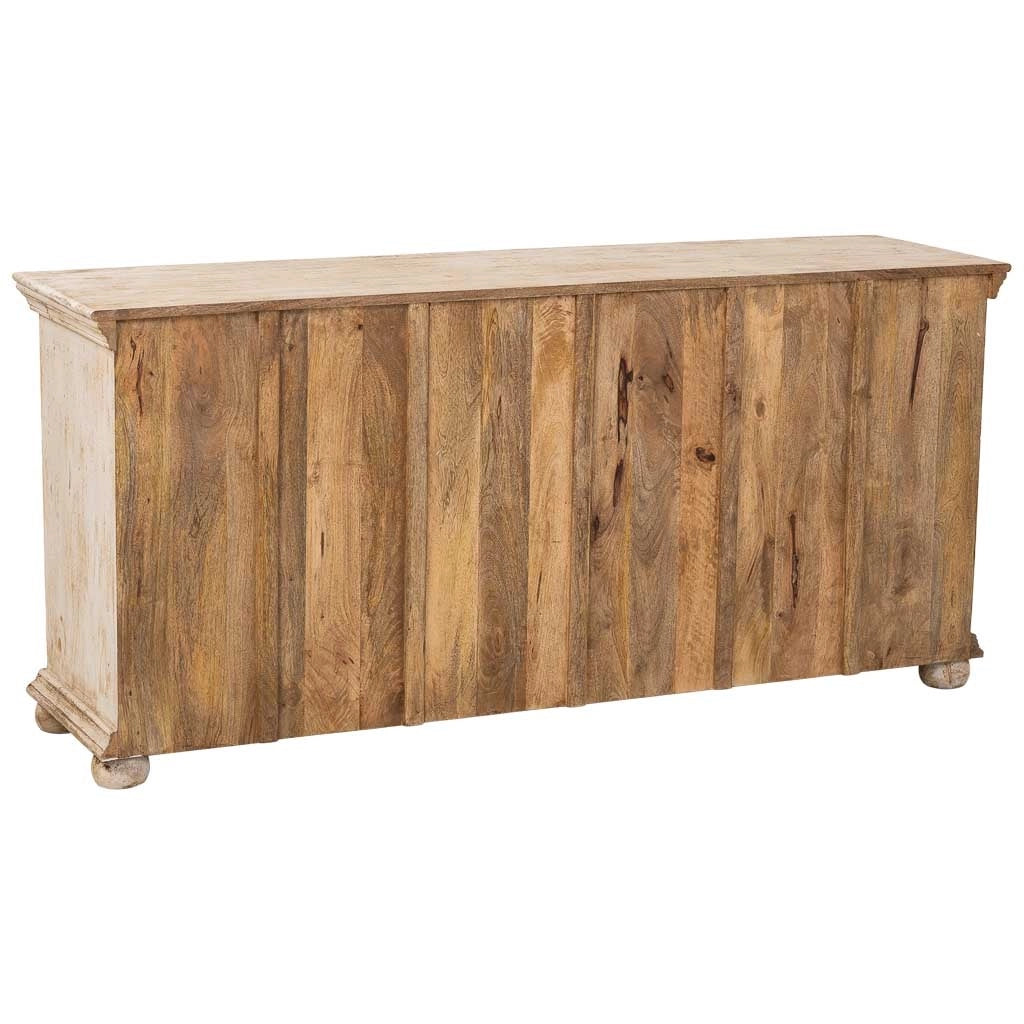 Credenza in legno beige 165x45x76