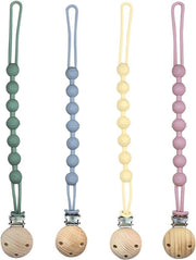 Pacco di 4 Clip silicone per bambini - Utile e Sostenibile