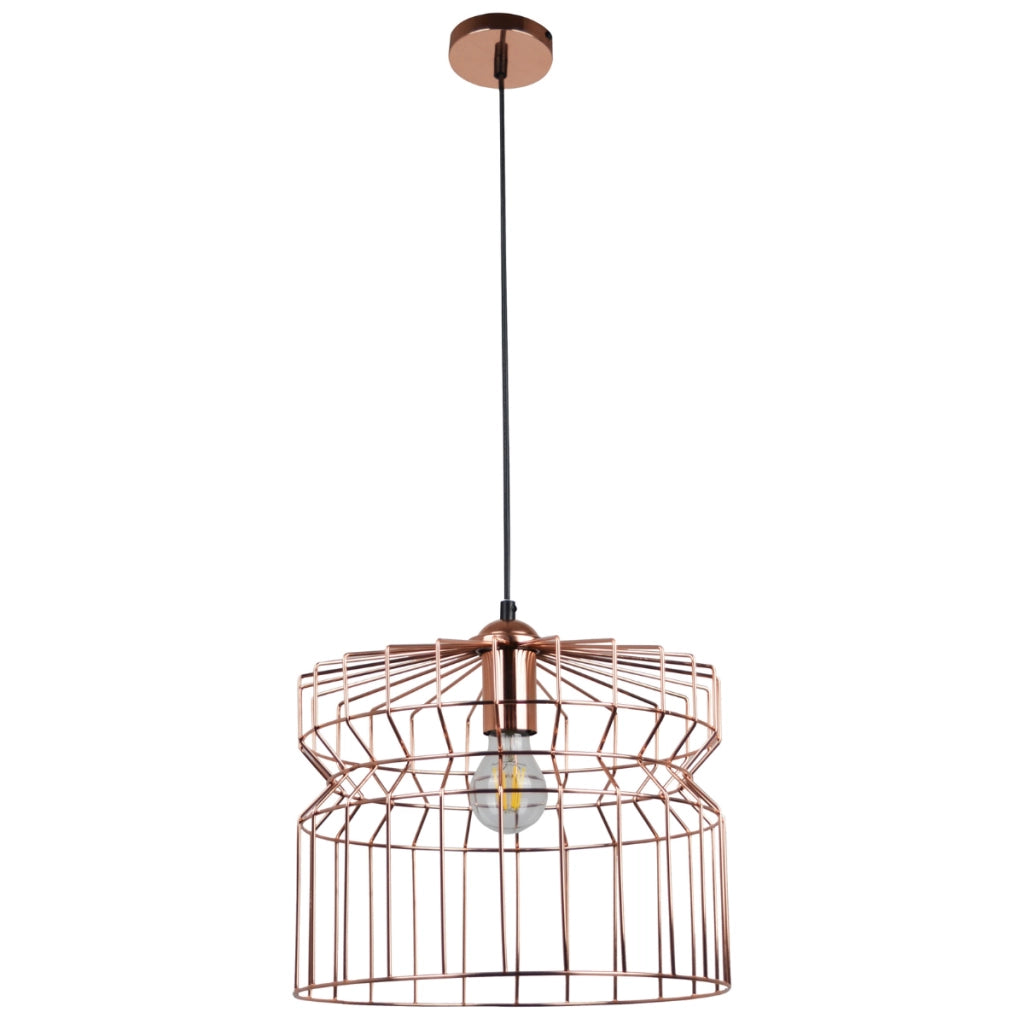 Lampada a sospensione Polux Lagos oro metallo E27 316387